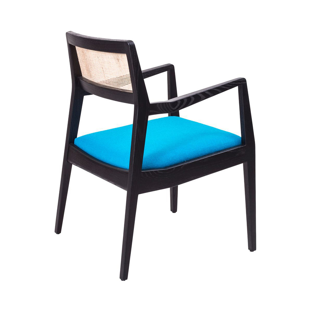 Risom C140 Chair: Black Oak