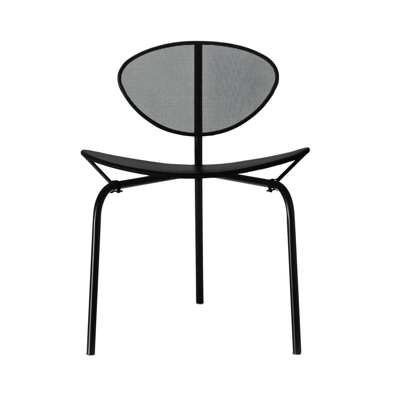 Nagasaki Dining Chair: Soft Black