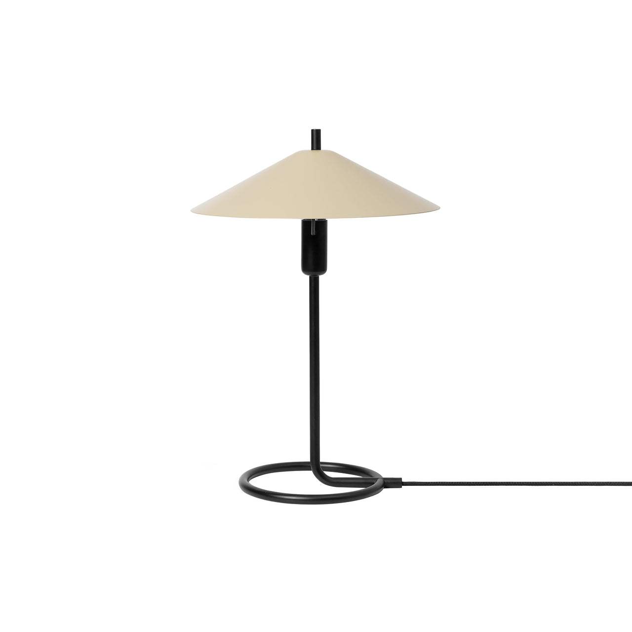 Filo Table Lamp: Cashmere + Round