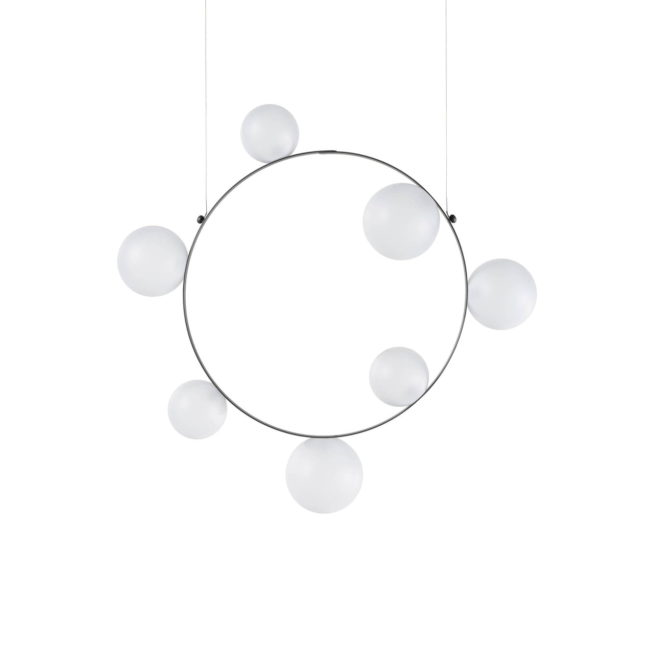 Hubble Bubble Suspension Lamp: Frosted + 7