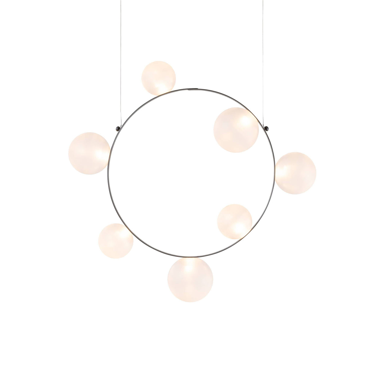 Hubble Bubble Suspension Lamp: Frosted + 7