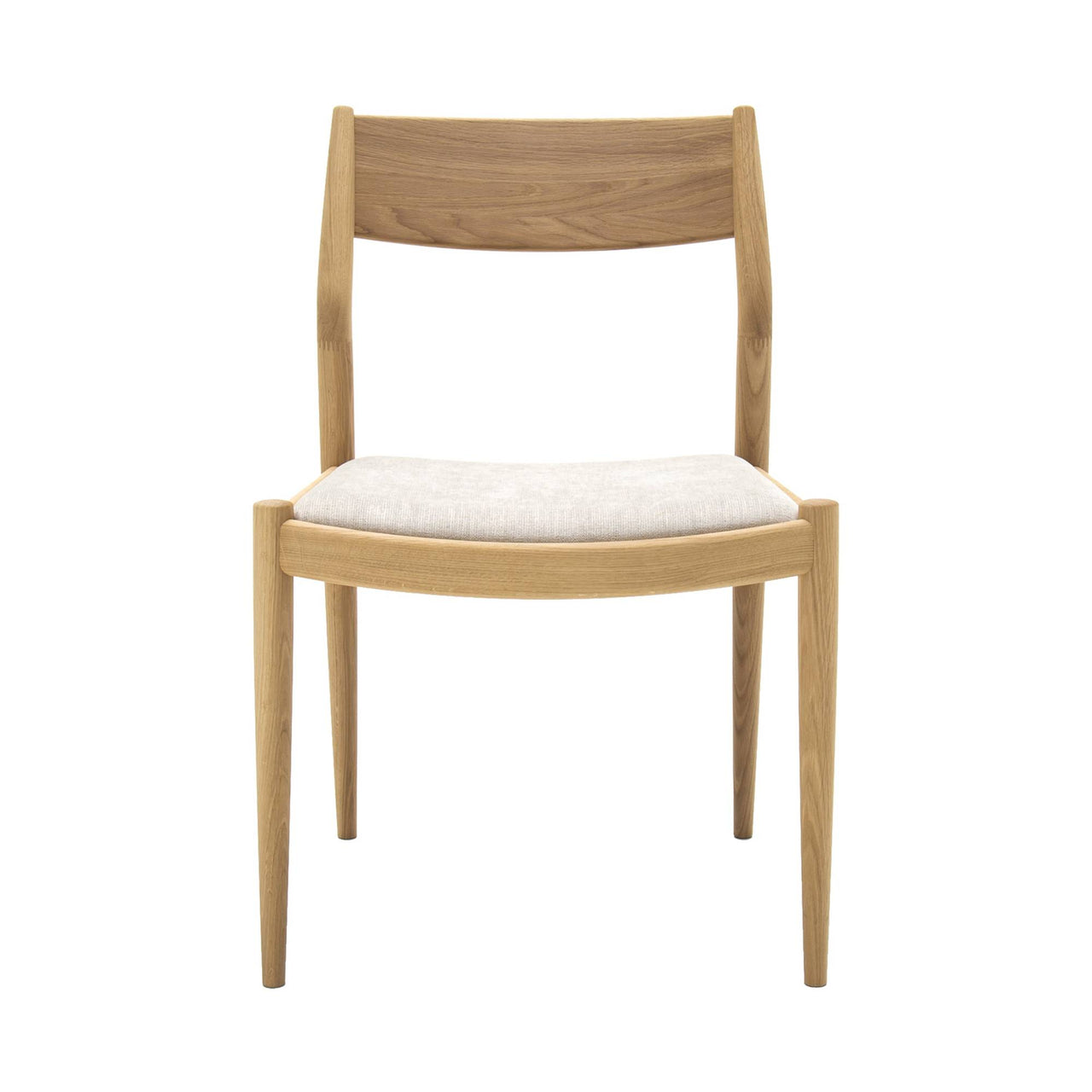 Kinuta Side Chair N-DC02: Upholstered + Pure Oak