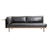 Utility Sofa 2 Sides: Long + Left + Natural Walnut