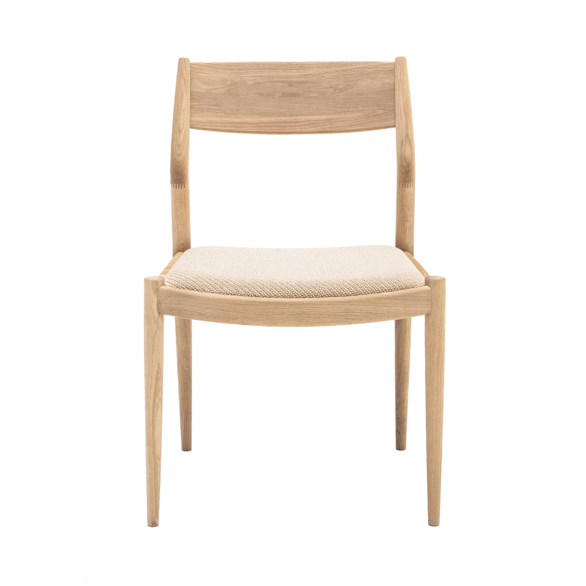 Kinuta Side Chair N-DC02: Upholstered +  Pure Oak