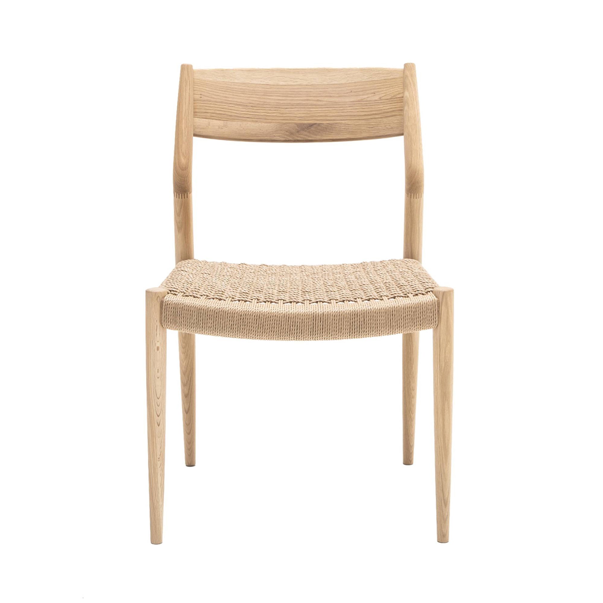 Kinuta Side Chair N-DC02: Pure Oak + Natural