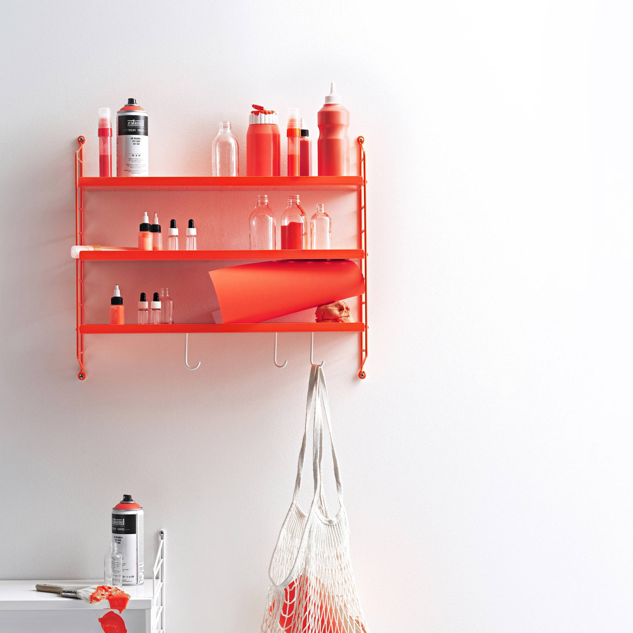 String Pocket Metal Shelving