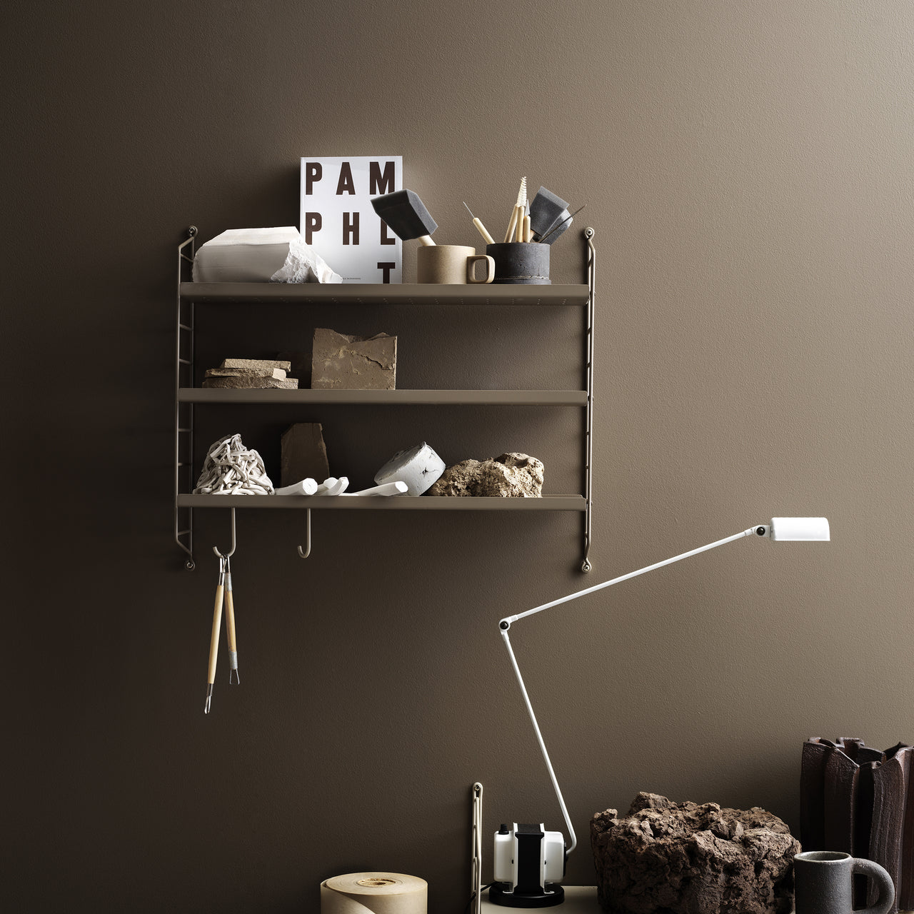 String Pocket Metal Shelving