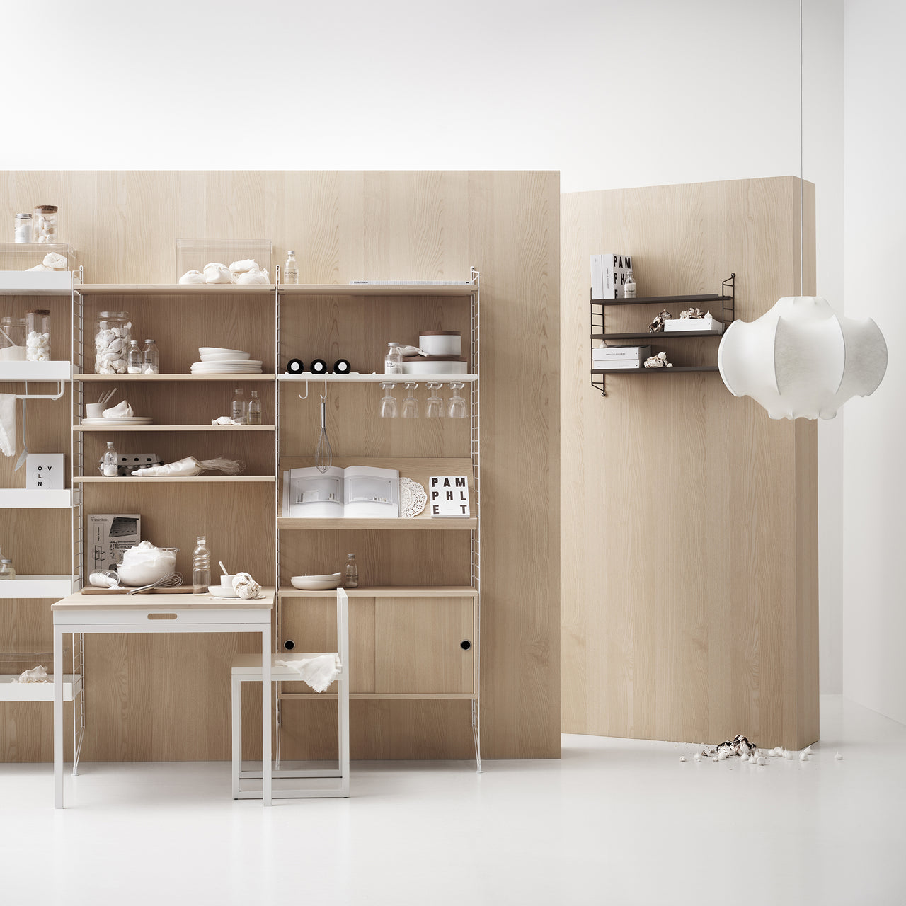 String System: Cabinet with Sliding Doors