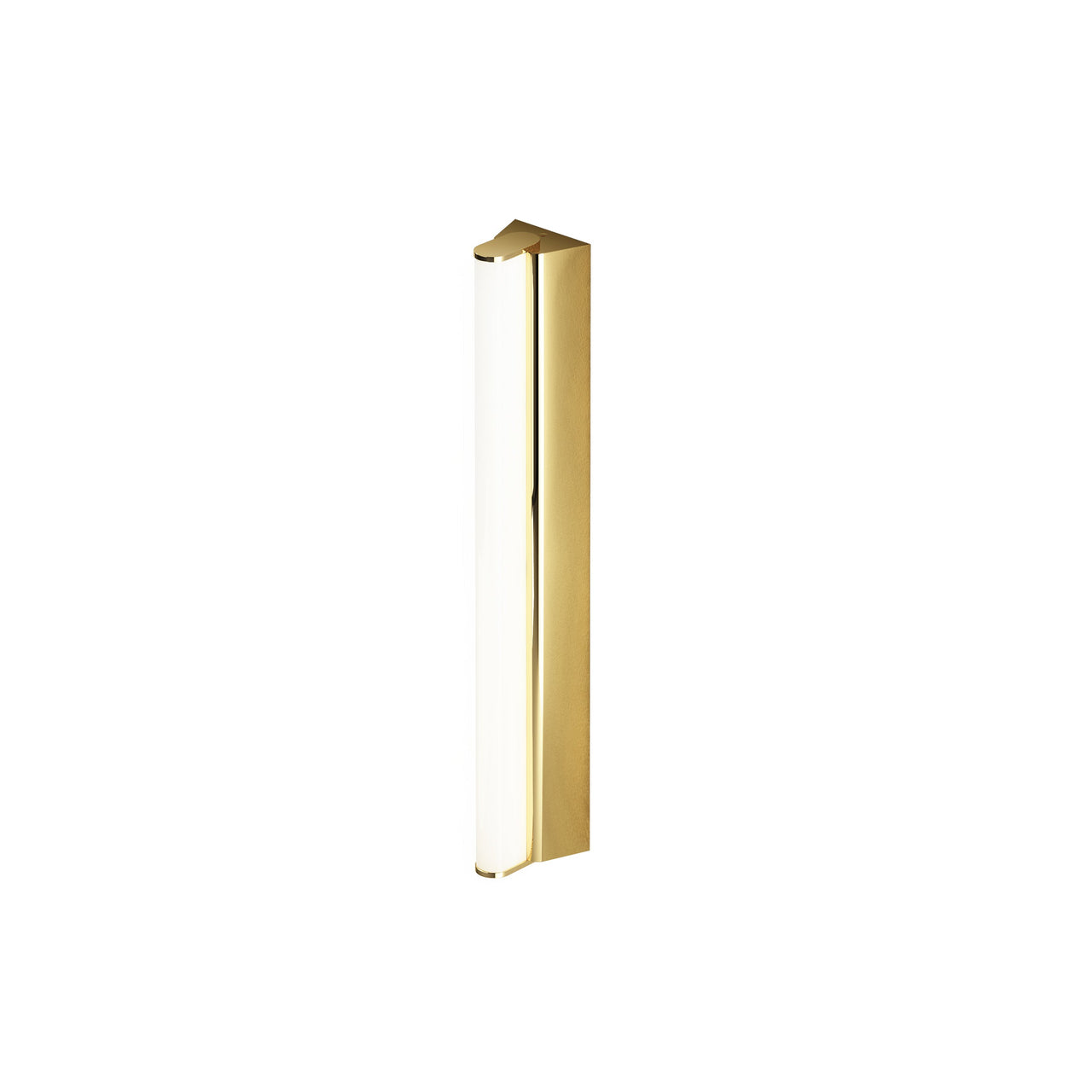 IP Metrop Wall Light: Small + Polished Brass