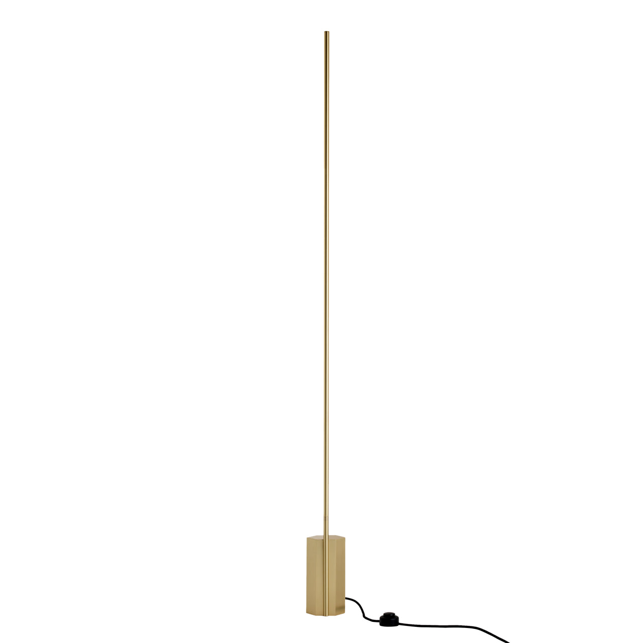 Link Floor Lamp: Satin Brass