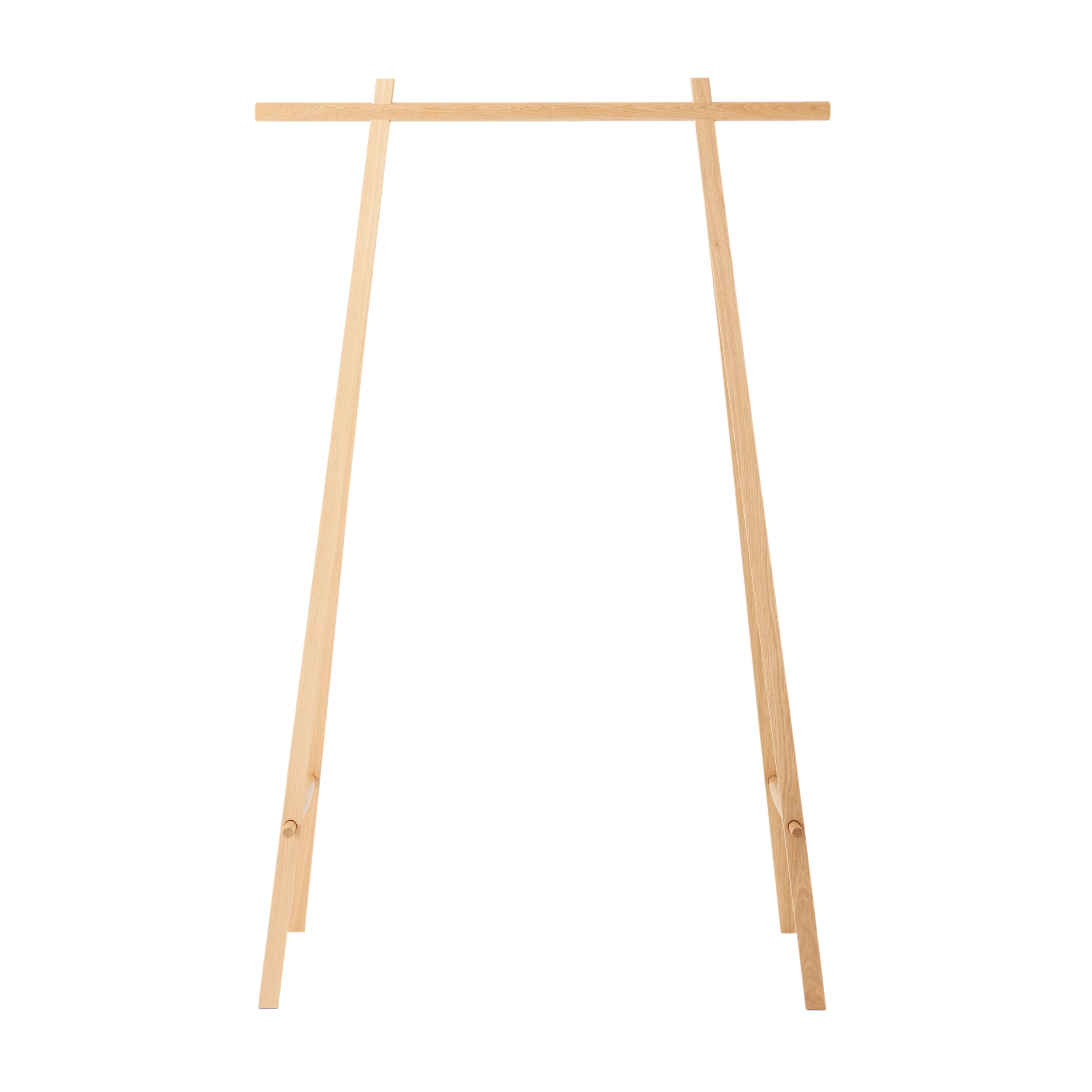 Coat Stand: Small + Oak + Brass