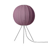 Knit-Wit Floor Lamp: Round 60 + Medium + Burgundy