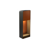 Lab A Outdoor Wall Lamp: Rust Brown