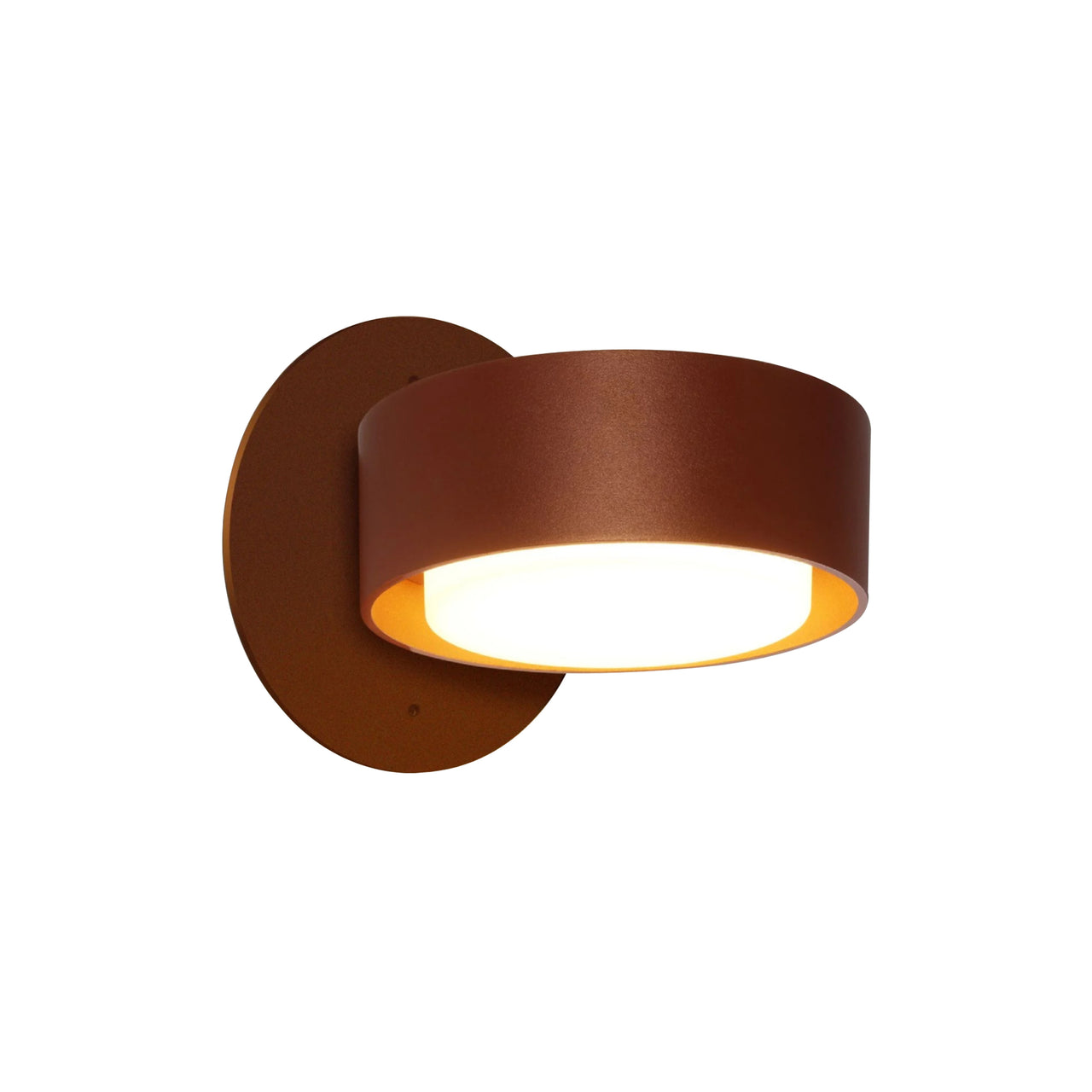 Plaff-On! Wall Light: Rust Brown