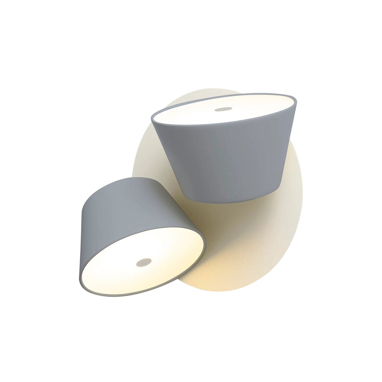 Tam Tam A2 Wall Light: Silver Grey