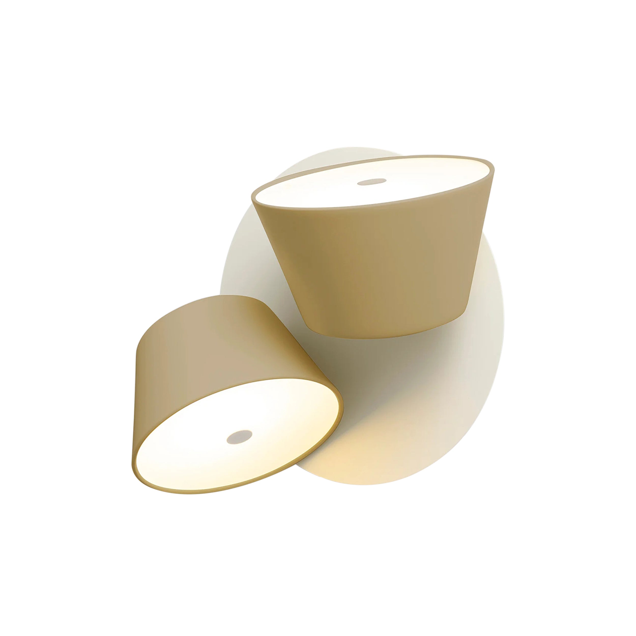 Tam Tam A2 Wall Light: Olive Yellow