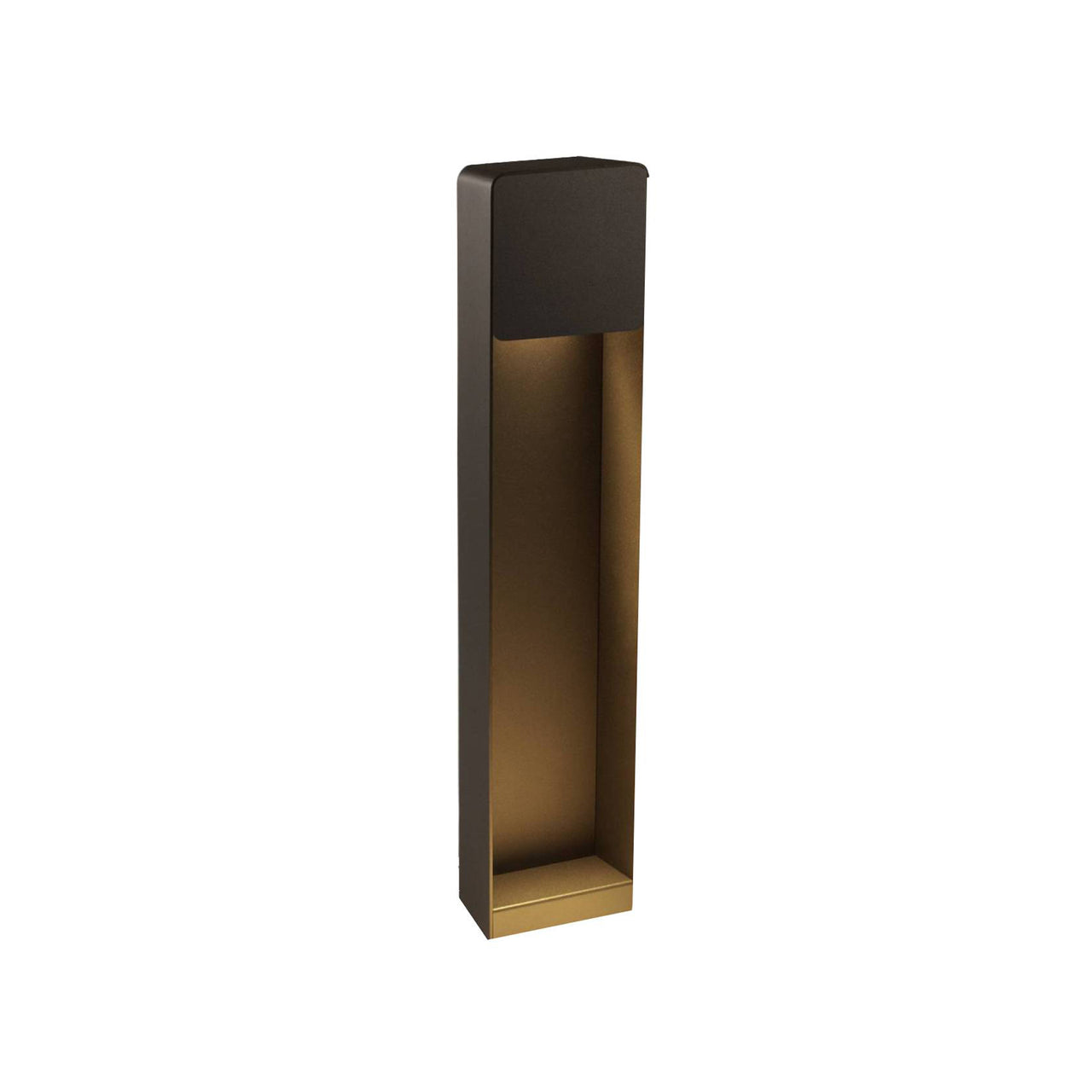 Lab B Outdoor Bollard: High + Brown