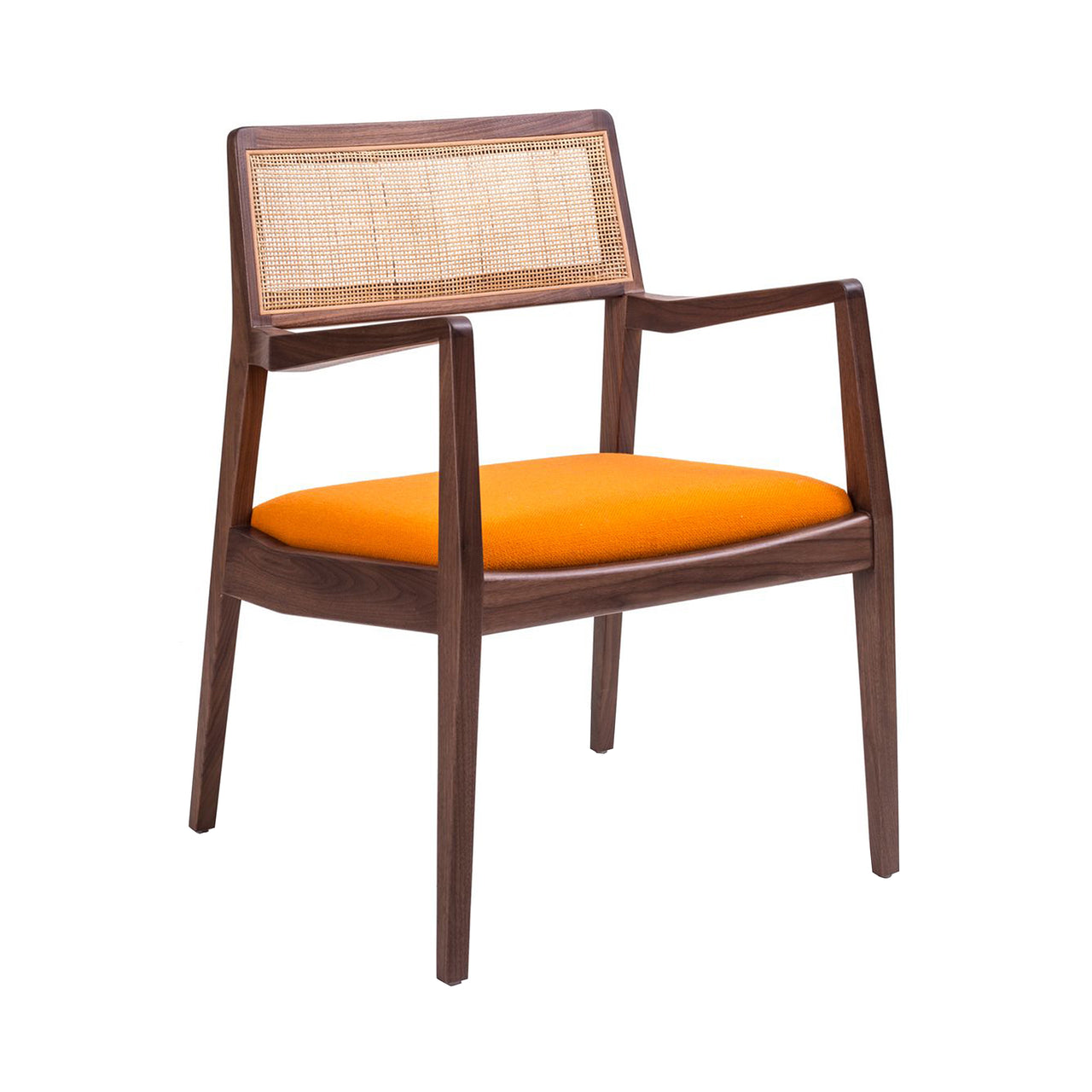 Risom C140 Chair: Natural Walnut