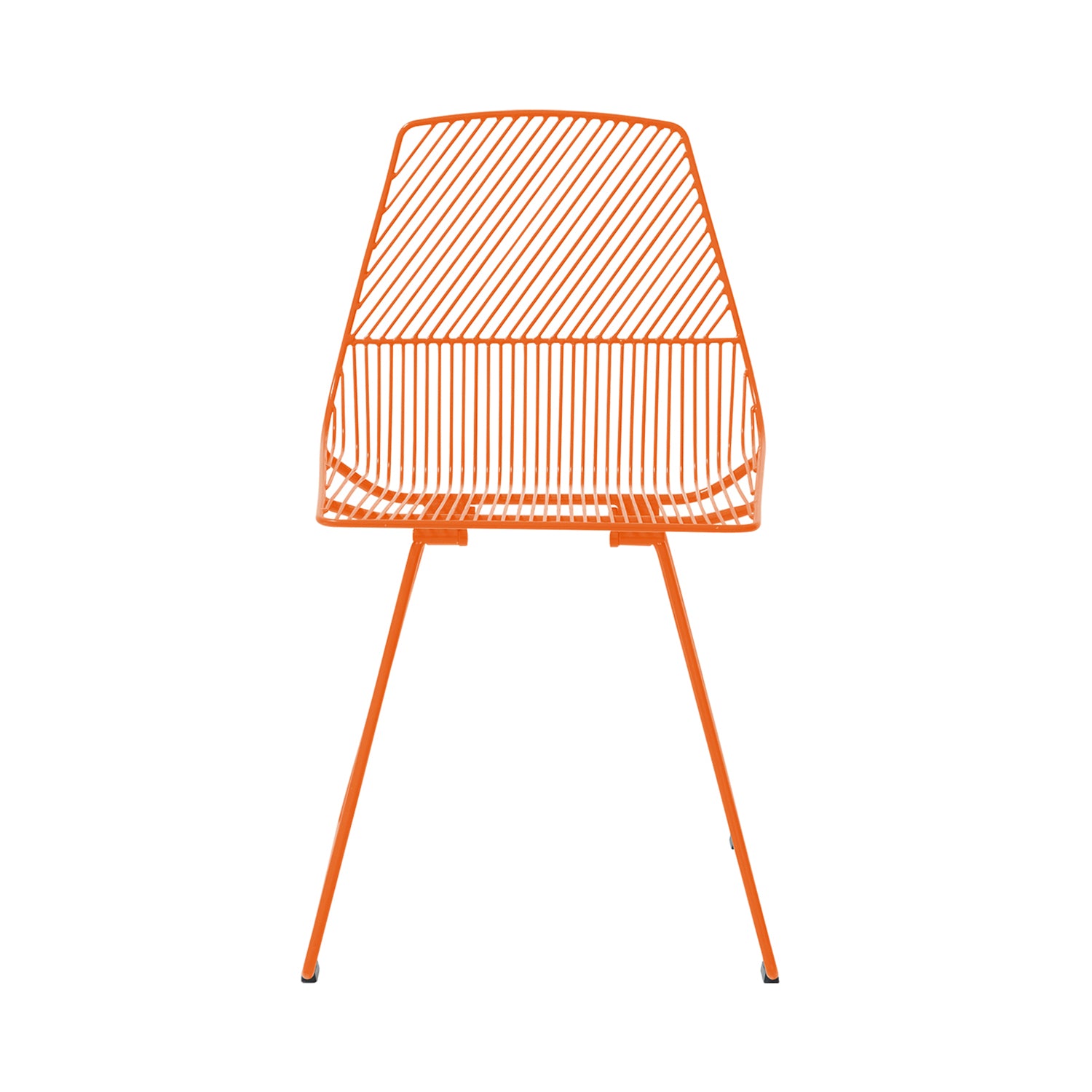 Ethel Chair: Orange + Without Seat Pad