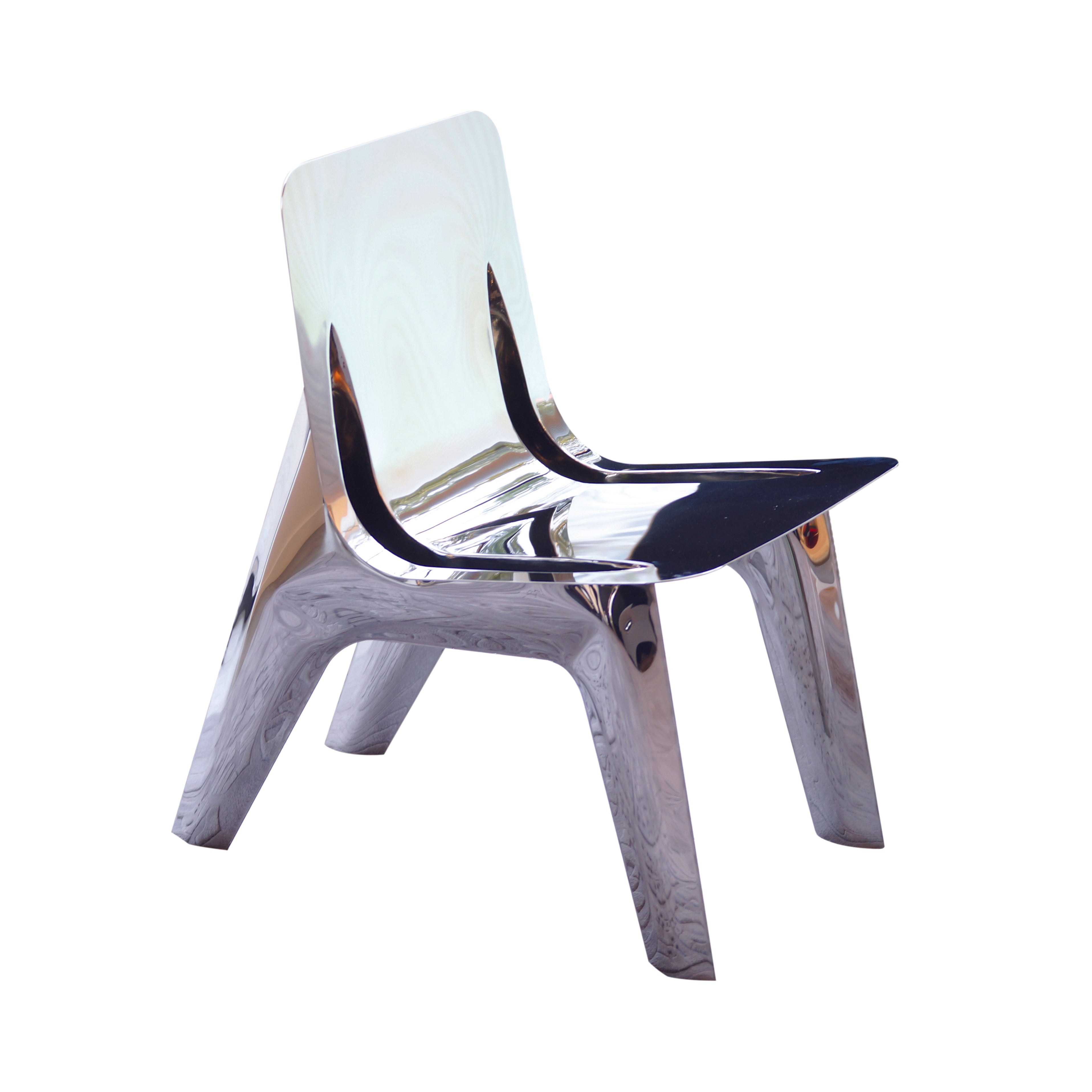 J-Chair: Stainless Steel + Inox Polished