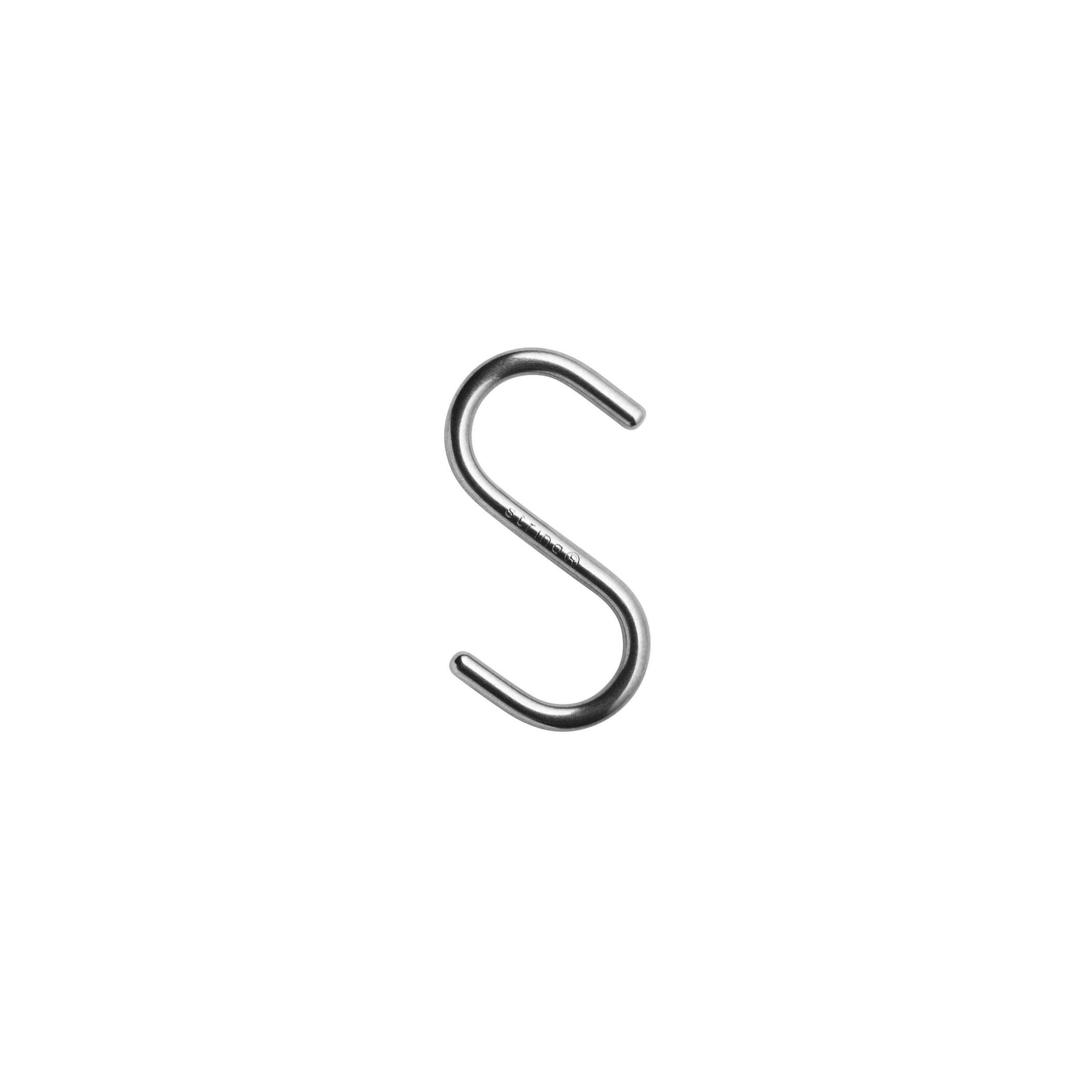 String - S Hook for Metal Base, Stainless Steel (Set of 5)
