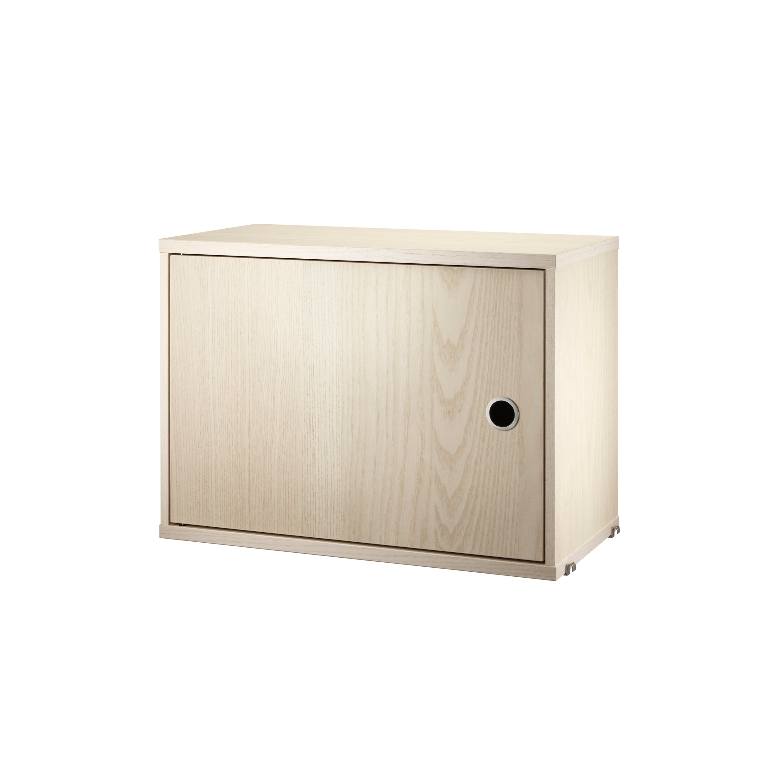 String System: Cabinet with Swing Door + Ash