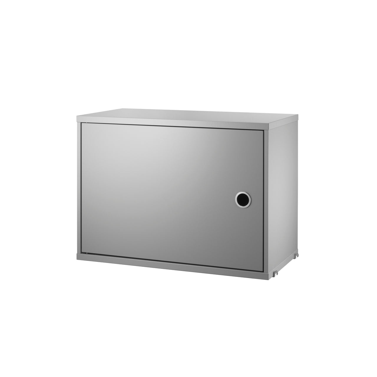 String System: Cabinet with Swing Door + Grey