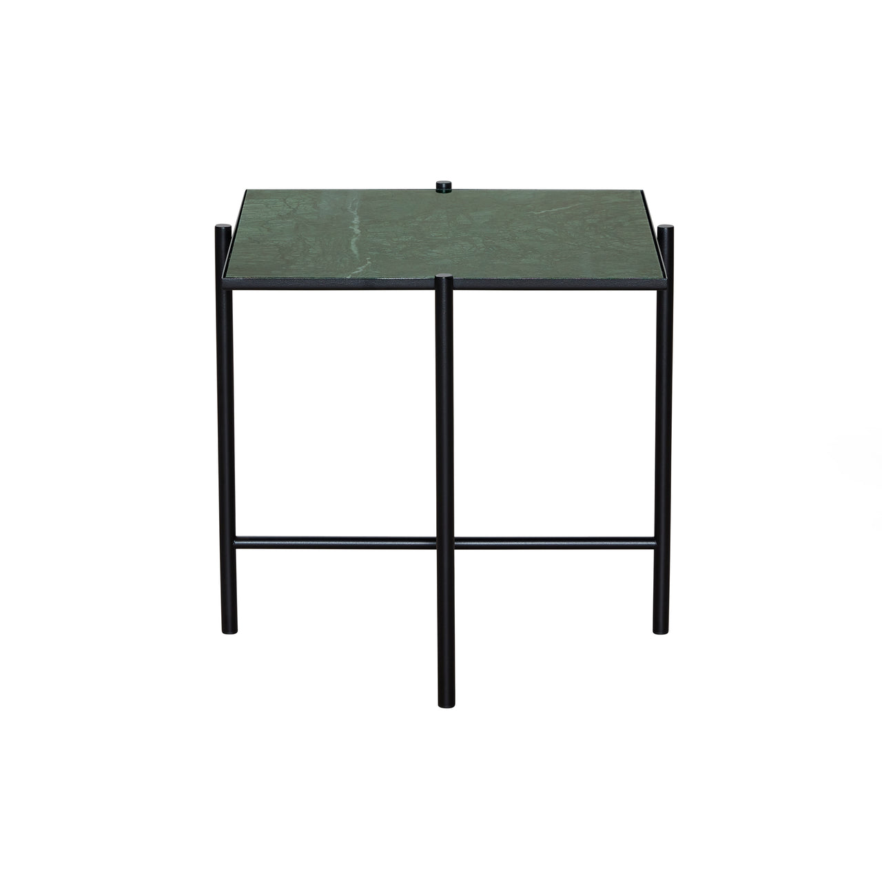 Side Table: Green Marble