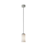 Cirio Simple Pendant Lamp: White Opal Glass + White