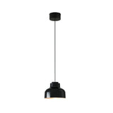 M64 Pendant Lamp: Black Matte Aluminum + Black