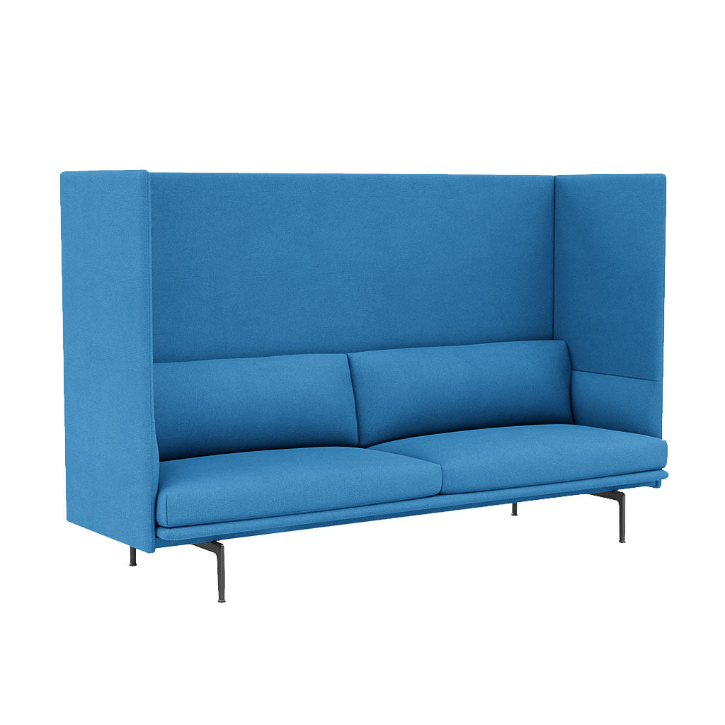 Outline Highback 3-Seater Sofa: Small - 45.3