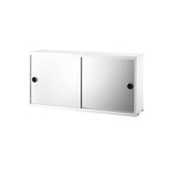 String System: Cabinet with Mirror Doors + White