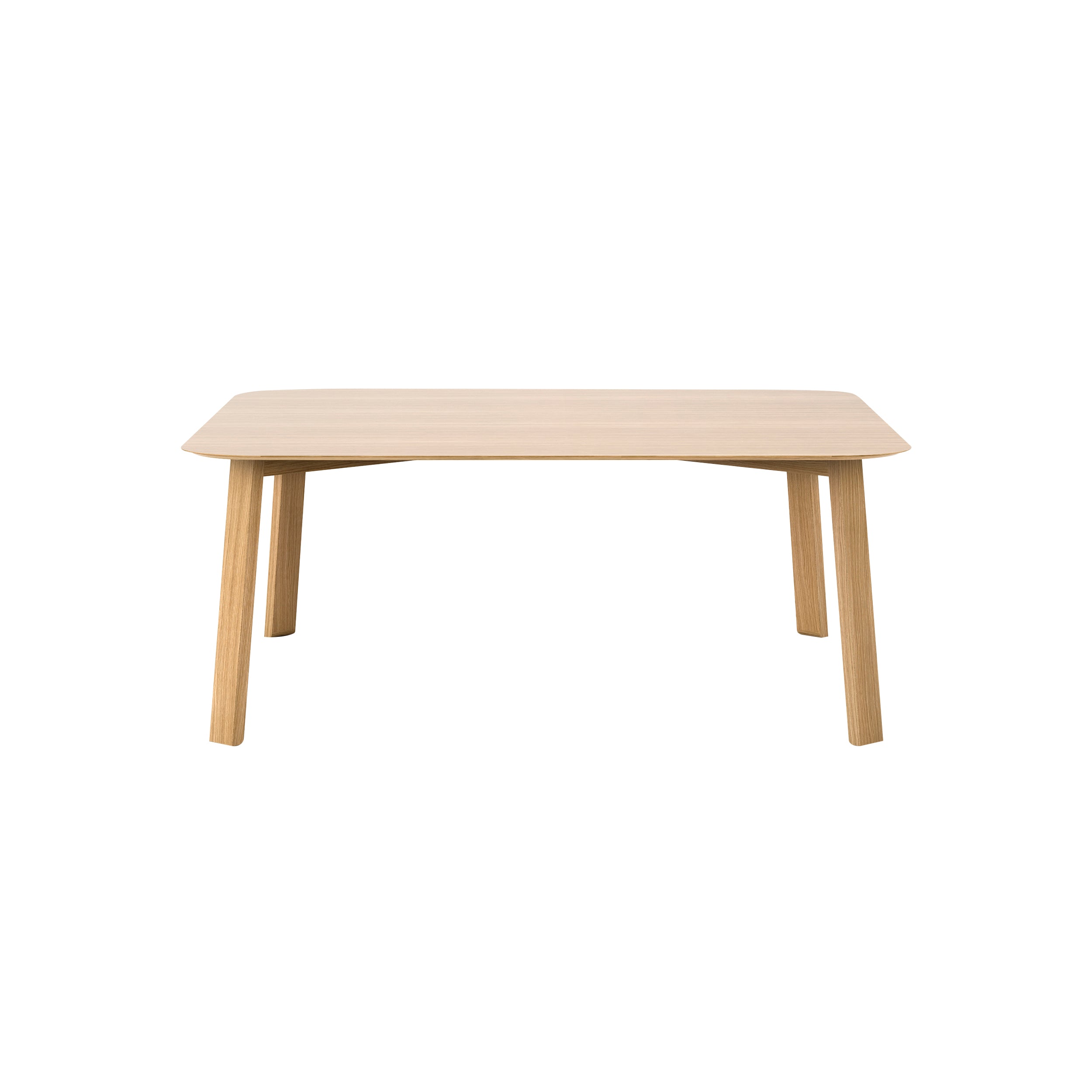 Stockholm Side Table: Square + Whitened Oak