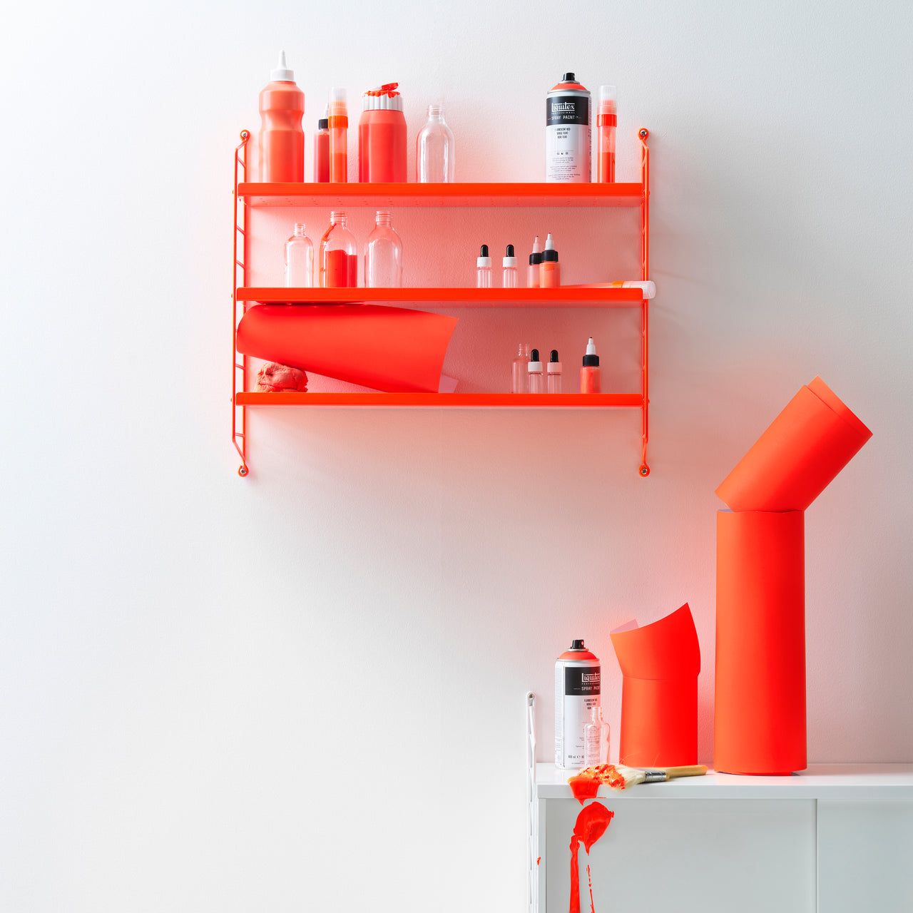 String Pocket Metal Shelving