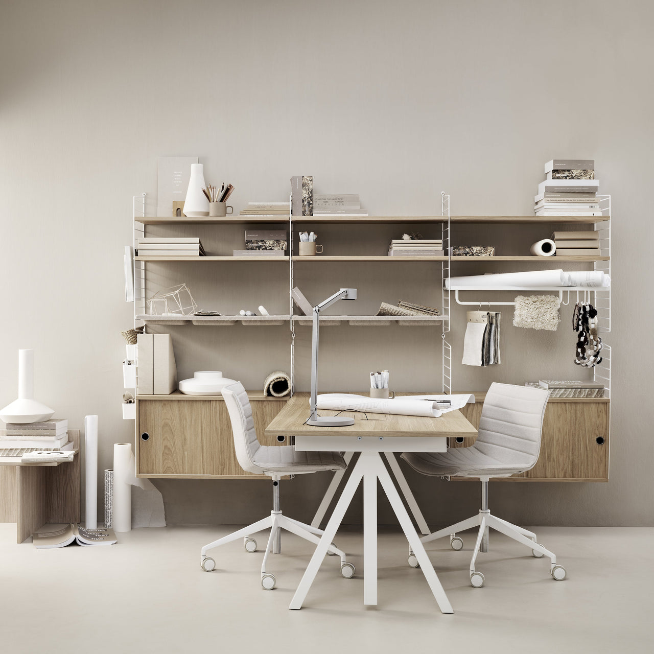 String System: Cabinet with Sliding Doors | Buy String online at A+R