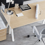 String Works: Height Adjustable Work Desk