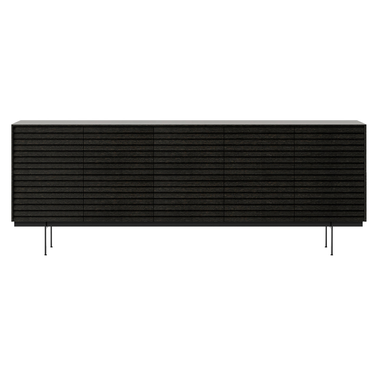 Sussex Sideboard: SSX521 + Dark Grey Stained Oak + Black