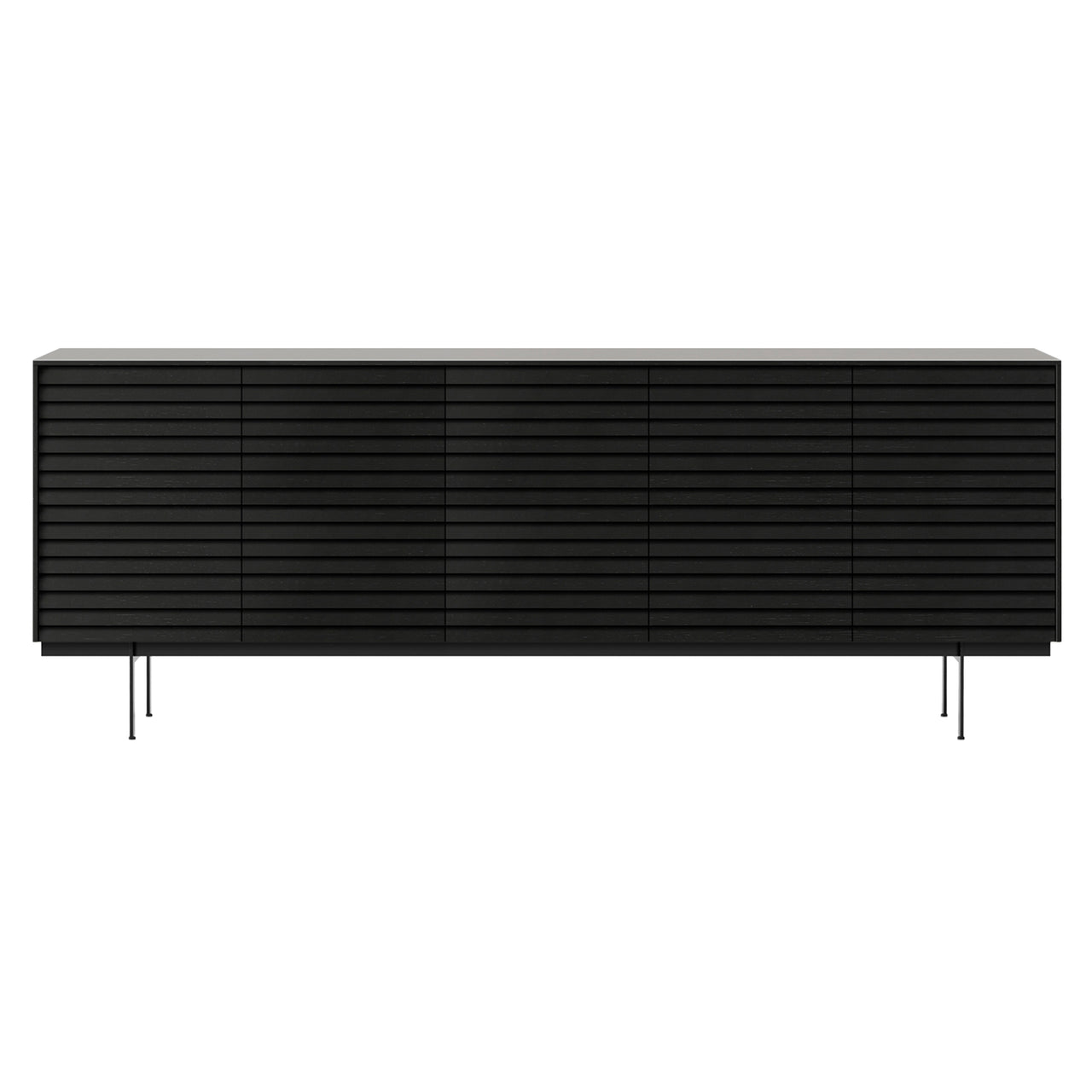 Sussex Sideboard: SSX521 + Dark Grey Stained Oak + Black