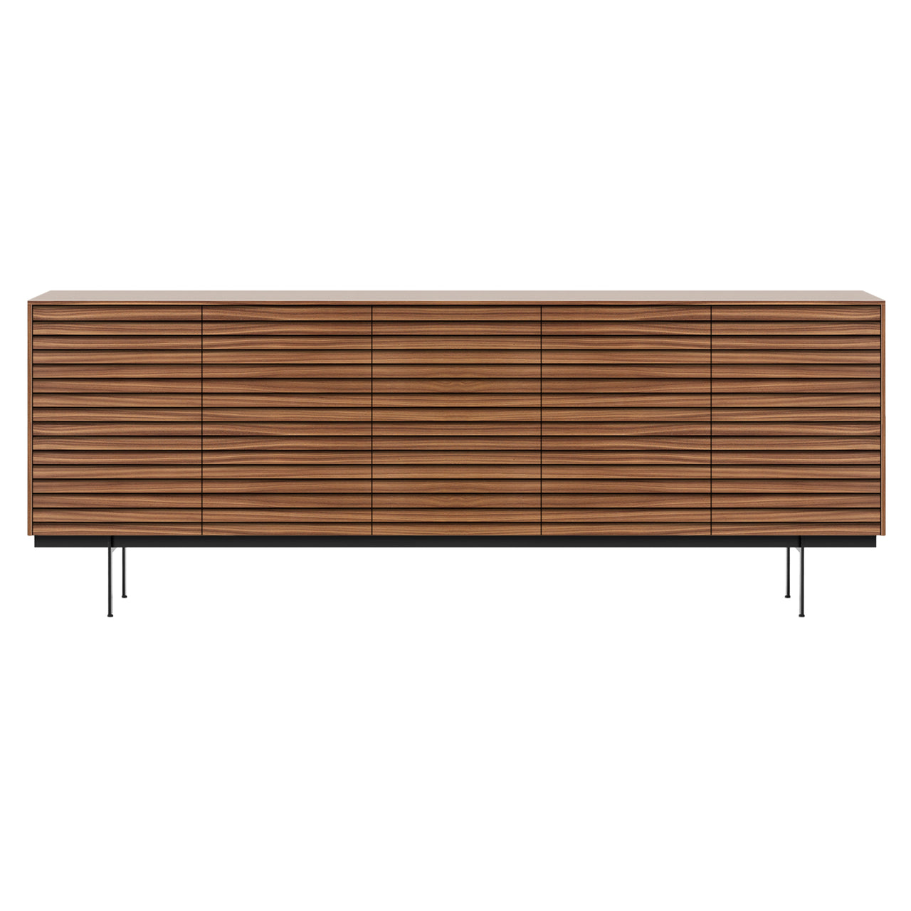 Sussex Sideboard: SSX521 + Super-Matt Walnut + Black