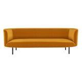 Continuous 3 Seater Sofa: Fixed + Bronze