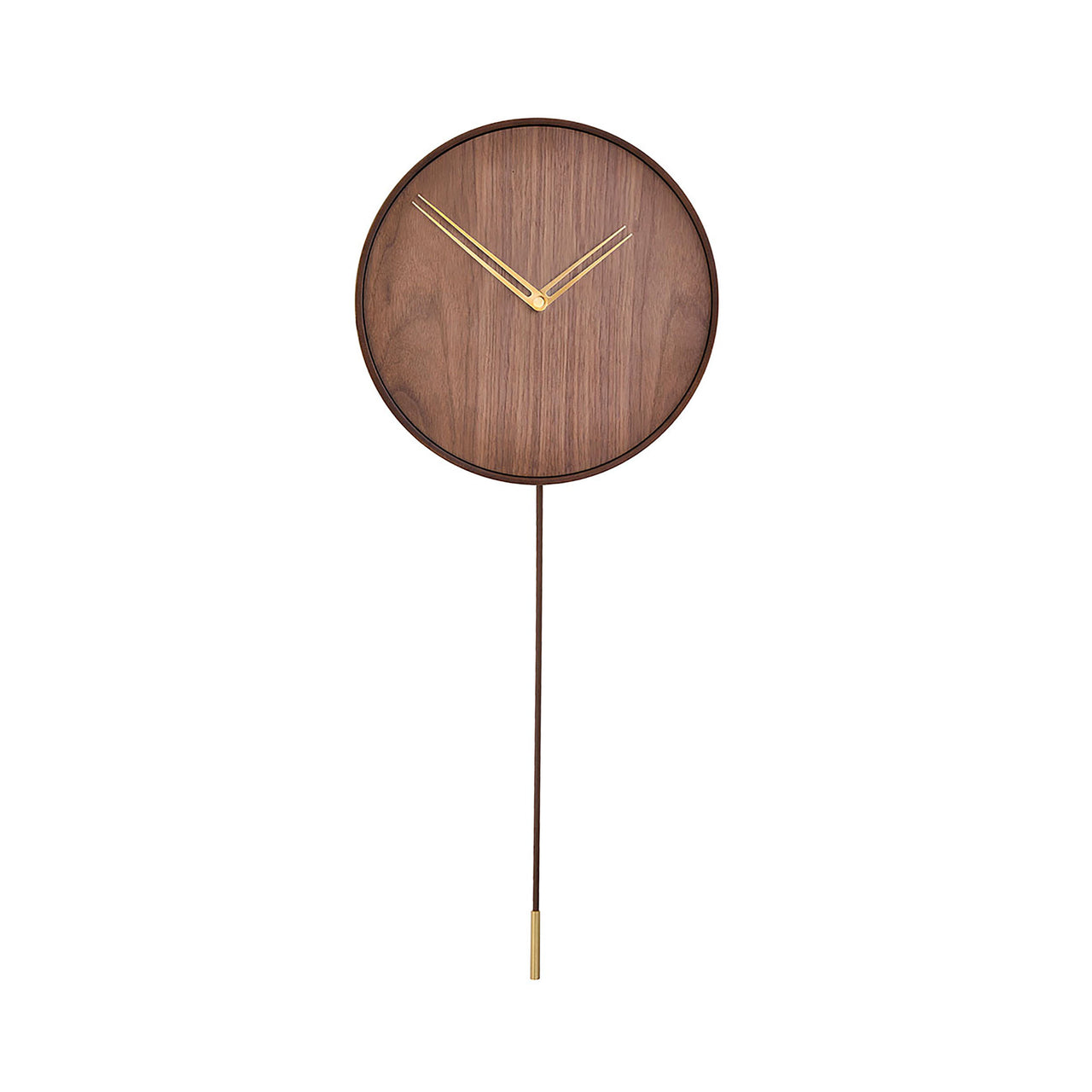 Swing Clock: Polished Brass
