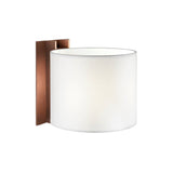 TMM Wall Lamp: Short + White + Walnut + Direct Wall