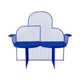 Cloud Bench: Electric Blue + True Blue Seat Pad