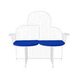 Cloud Bench: White + True Blue Seat Pad