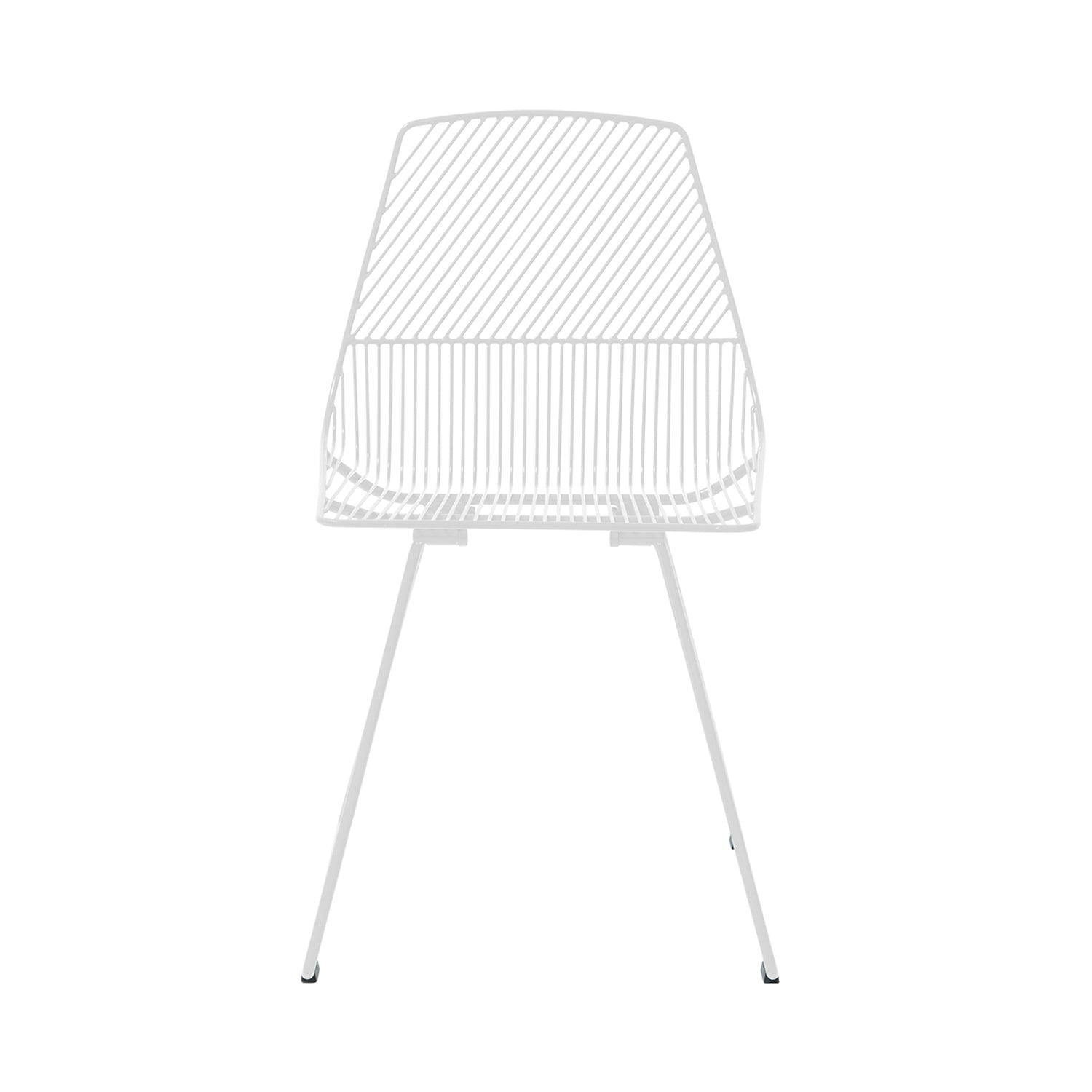 Ethel Chair: White + Without Seat Pad