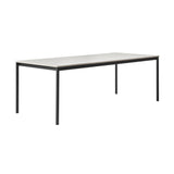 Base Table: Large + White Laminate + Plywood Edge + Black