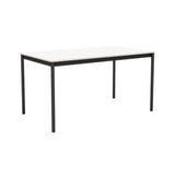 Base Table: Small + White Laminate + Plywood Edge + Black
