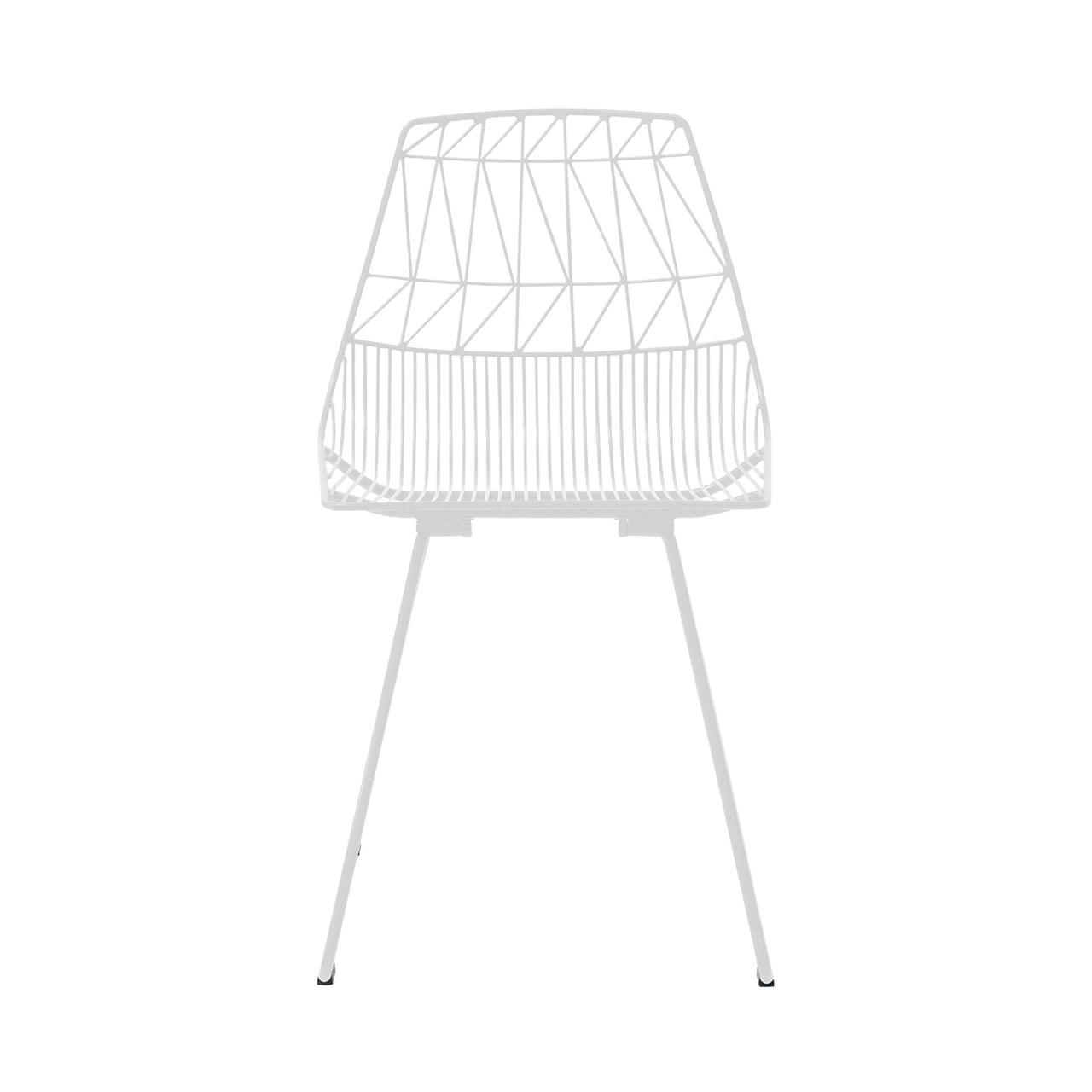 Lucy Chair: Color + White + Without Seat Pad