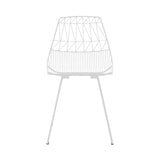 Lucy Chair: Color + White + Without Seat Pad