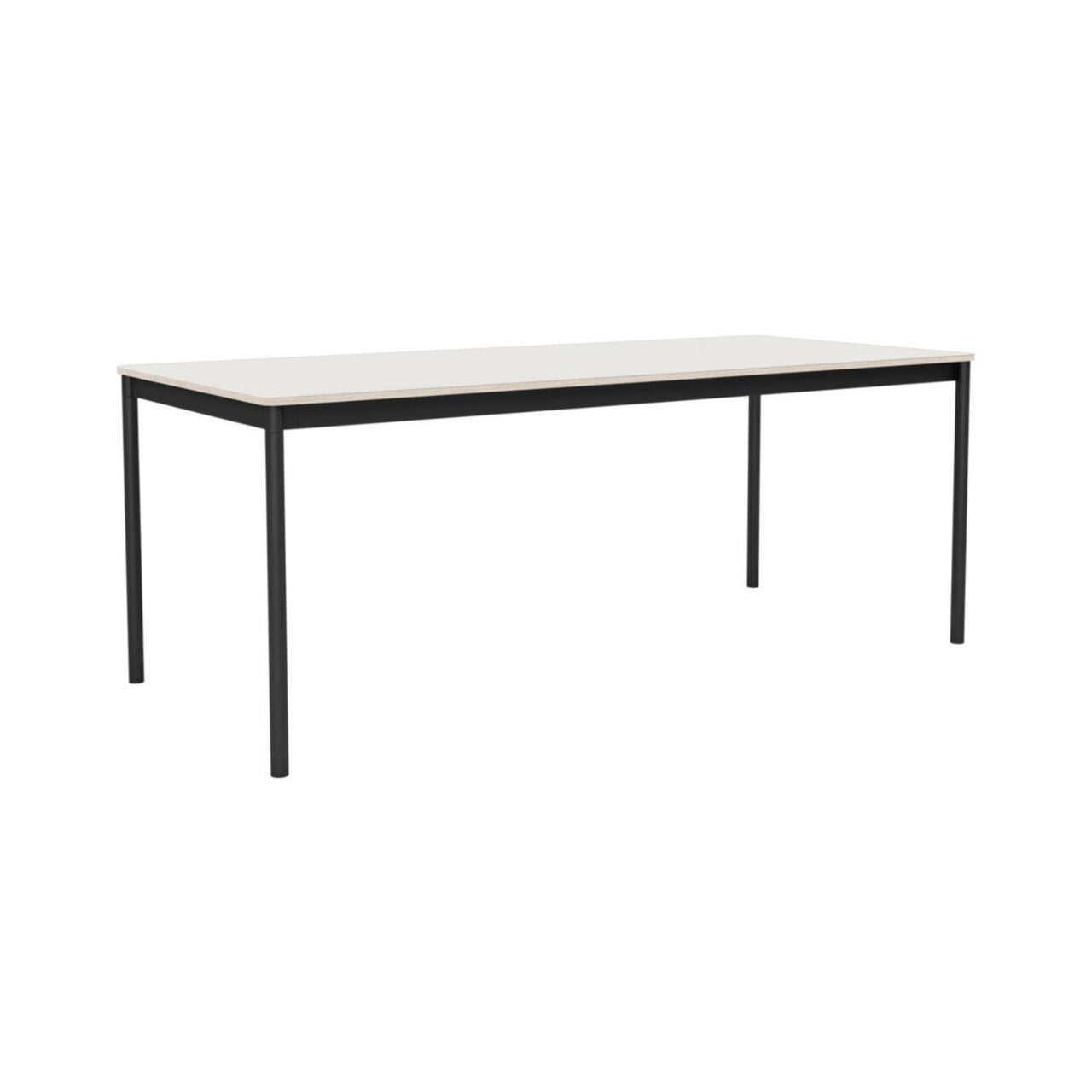 Base Table: Medium + White Nanolaminate + Plywood + Black
